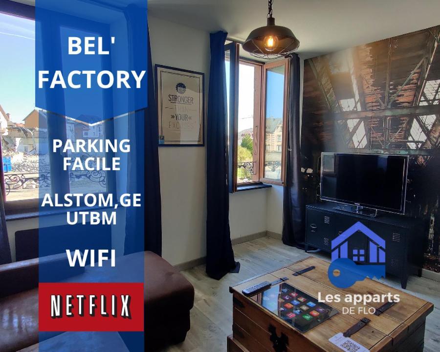 Les Studios De Flo' : The Bel'Factory 38 M² Wifi Belfort Dış mekan fotoğraf